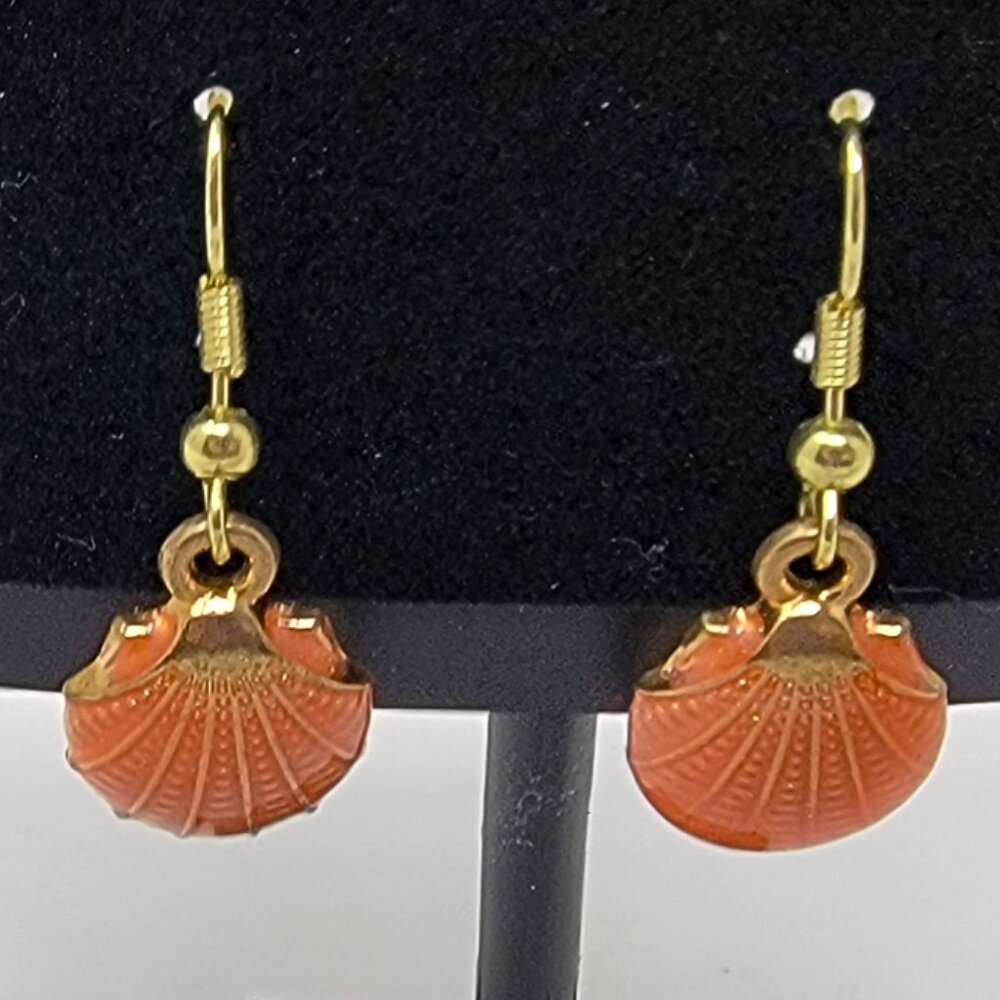 Seashell Earrings - Handmade - French Hook - Beach